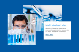 Klinisches Labor – Fertiges Website-Design