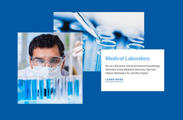 Klinisch Laboratorium - HTML-Sjabloon Downloaden