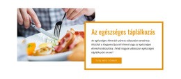Weboldal Tervezés A Következőhöz: Egyszerű Egészséges Vacsora
