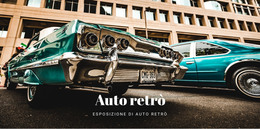 Vecchie Auto Retrò - Sito Web Reattivo