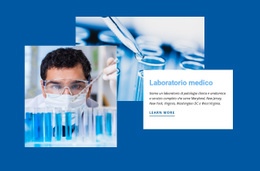 Fantastico Modello HTML5 Per Laboratorio Clinico