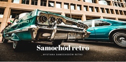 Stare Samochody Retro - HTML Website Builder