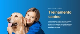 Todo Cachorro Precisa De Treinamento - Página De Destino Gratuita, Modelo HTML5
