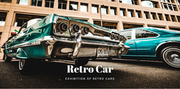 Old Retro Cars - Responsive Website Templates