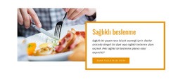 Kolay Sağlıklı Akşam Yemeği - Açılış Sayfası