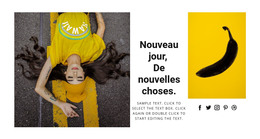 Nouveaux Objets D'Aujourd'Hui Modèle HTML