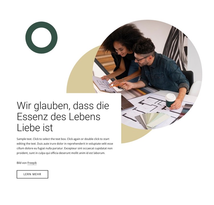 Inspirierende Räume schaffen CSS-Vorlage