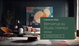 Bienvenue Au Studio De Design D'Intérieur - Fonctionnalité Cms Intégrée