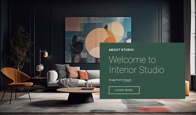 Welcome to interior design studio Website Builder Templates
