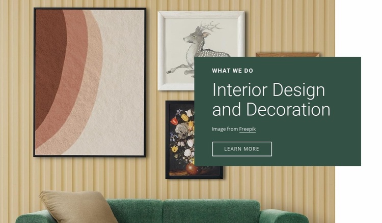 Curate your perfect home Website Design