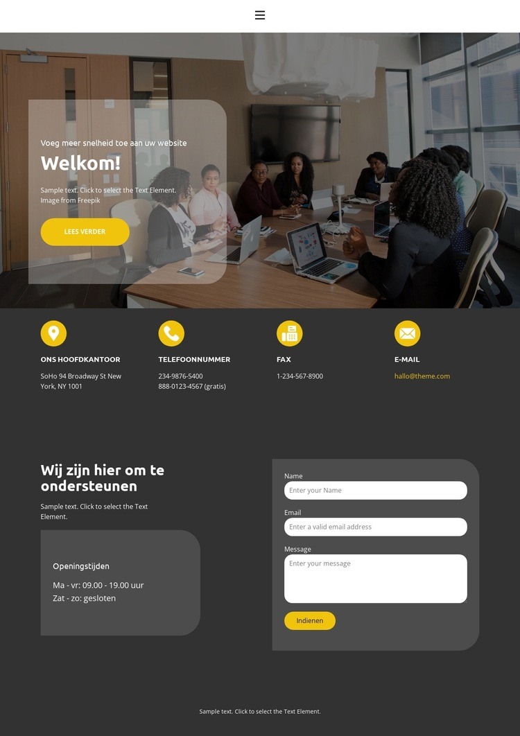 Jouw professionele kans Html Website Builder