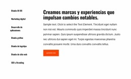 Lista Y Texto En Cuadrícula.