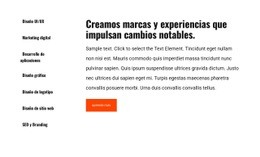 Lista Y Texto En Cuadrícula. - HTML5 Website Builder