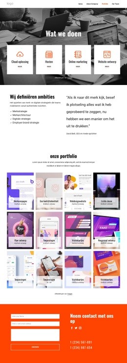 Portfolio Pagina