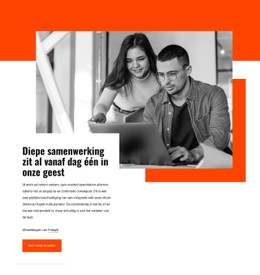 Diepe Samenwerking Gratis Sjabloon