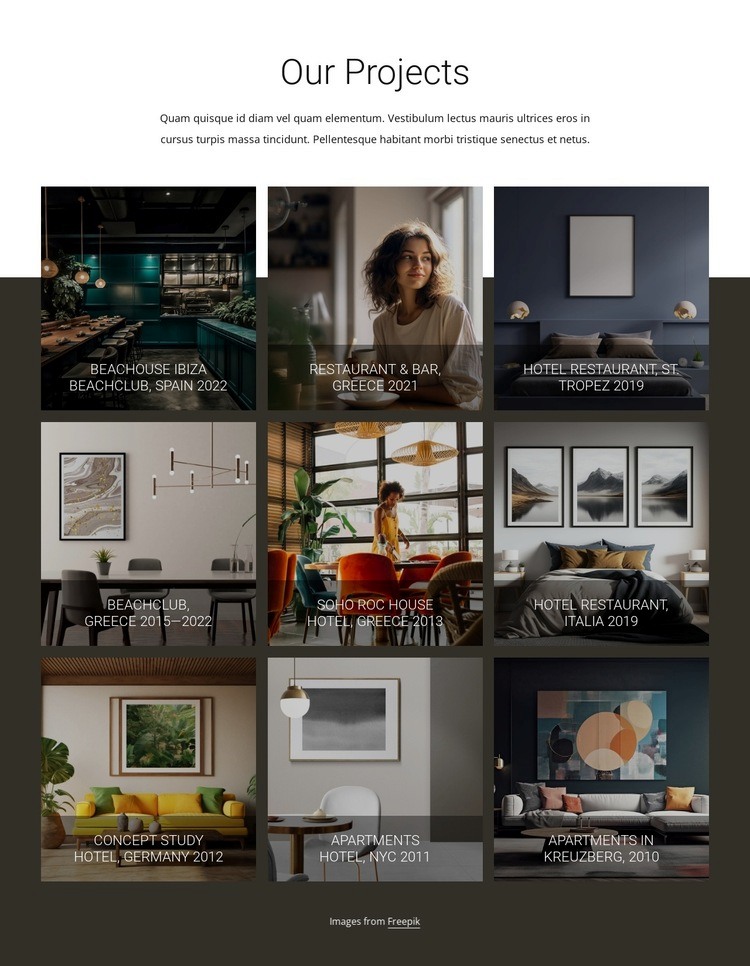 The perfect combination of interior design and architecture Wysiwyg Editor Html 