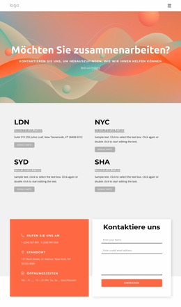 Kontaktieren Sie Noch Heute Unser Designstudio – Joomla-Theme