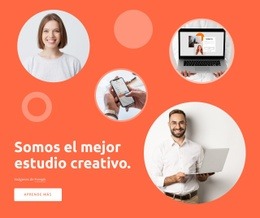 Maqueta De Sitio Web Más Creativa Para Alma De Nuestro Estudio De Diseño.