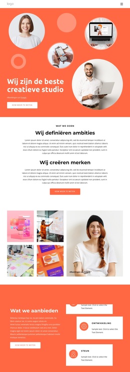 Creatieve Innovaties - WordPress-Thema Slepen En Neerzetten