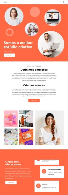 Inovações Criativas - Design De Site Gratuito