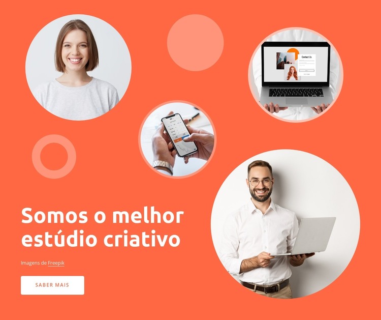 Alma do nosso estúdio de design Modelo HTML