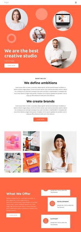 Creative Innovations - Drag & Drop WordPress Theme