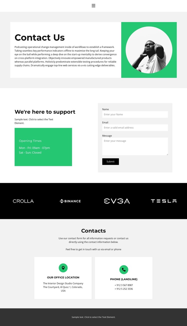 Tell your friends about us CSS Template