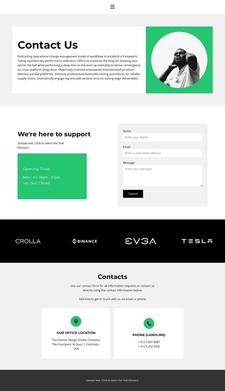 Tell your friends about us HTML5 Template