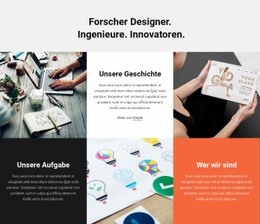 Wer Wir Sind, Unsere Geschichte Und Mission - HTML Template Generator