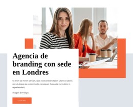 Agencia De Branding Con Sede En Londres: Plantilla Web HTML