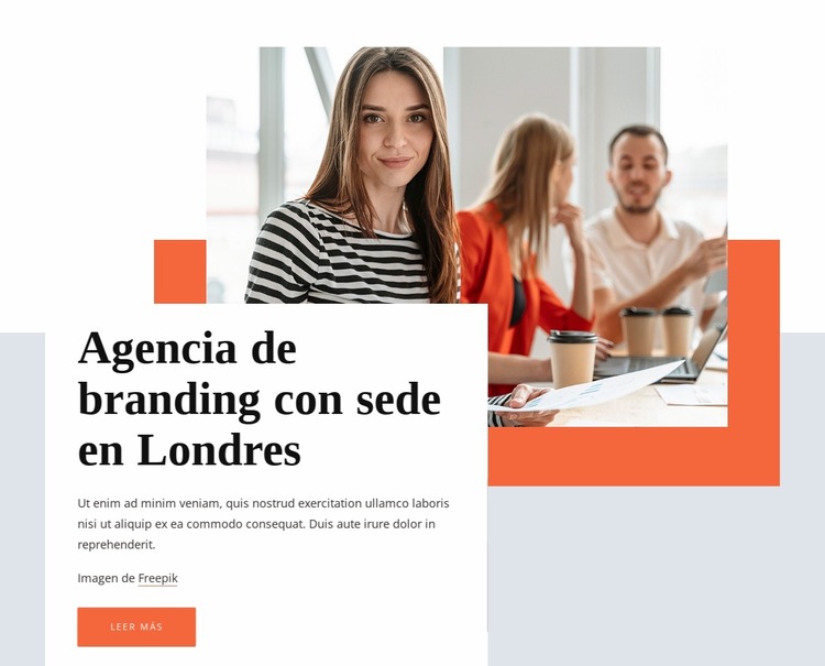 Agencia de branding con sede en Londres Plantilla Joomla