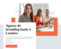 Agence De Branding Basée À Londres Modèle Gratuit