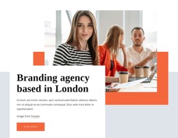 Branding Agency Based In London - HTML Web Template