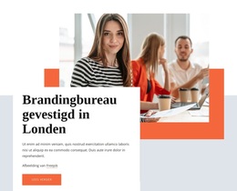 Brandingbureau Gevestigd In Londen - Prachtig WordPress-Thema