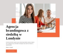 Gotowy Do Użycia Projekt Witryny Dla Agencja Brandingowa Z Siedzibą W Londynie