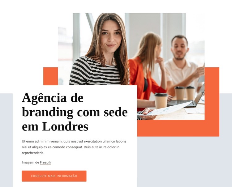 Agência de branding com sede em Londres Template CSS