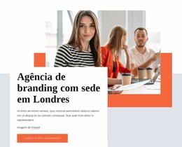 Agência De Branding Com Sede Em Londres - Inspiração De Template Joomla