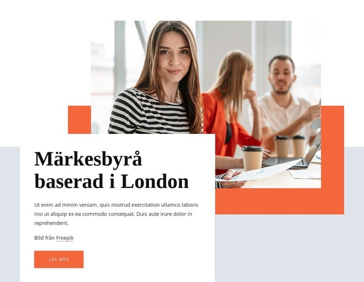 Märkesbyrå baserad i London WordPress -tema