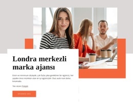 Londra Merkezli Marka Ajansı - Ücretsiz Açılış Sayfası, Şablon HTML5