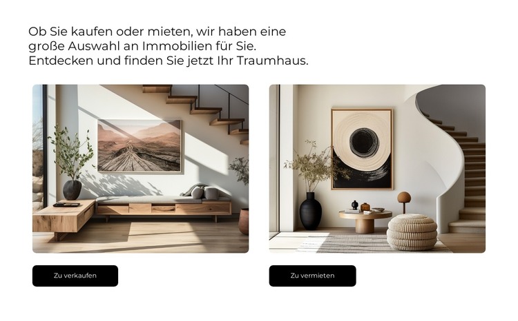 Immobilien sind unser Stolz HTML-Vorlage