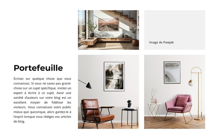 Maison parfaite Modèle HTML