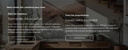 Propriétés Vendues - Modèle Professionnel D'Une Page