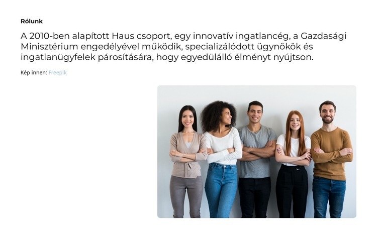 Ingatlan bérbeadása Weboldal sablon