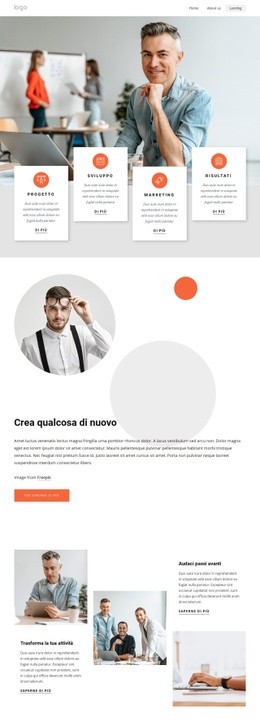 Creare Esperienze Digitali: - Progettazione Creativa Del Sito Multiuso