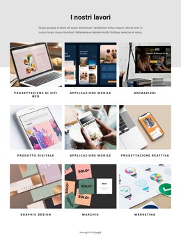 Sito Web HTML Per Progettazione Siti Web E Sviluppo App