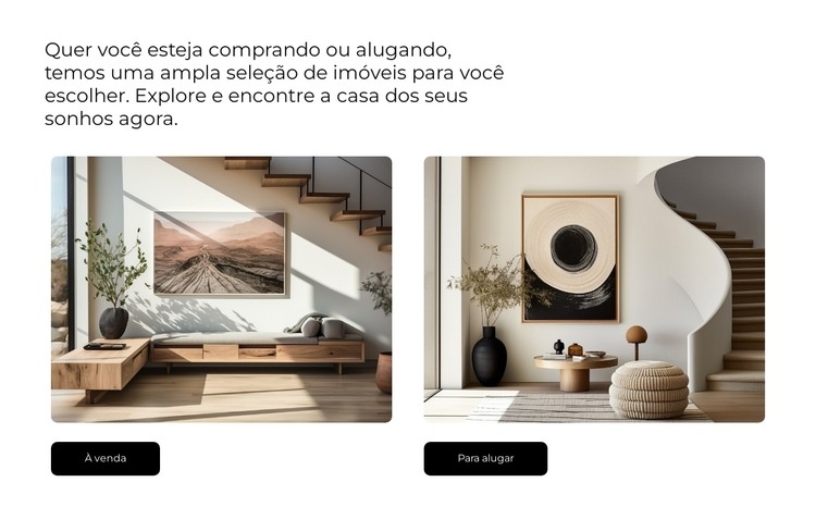 Imobiliário é o nosso orgulho Design do site