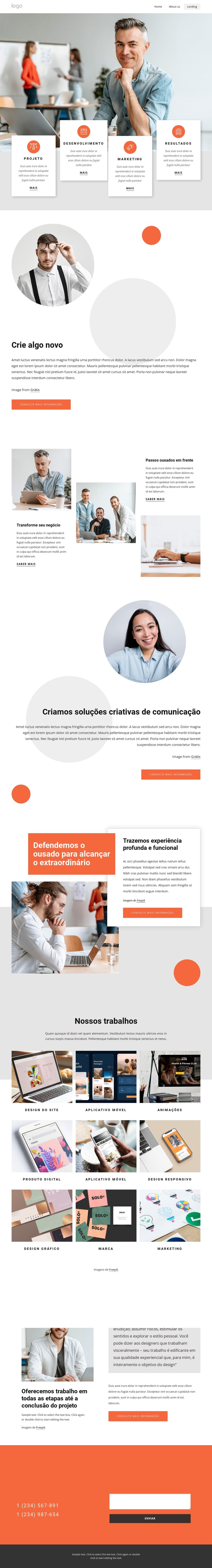 Criando experiências digitais: Template CSS