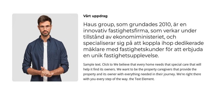 Funderar på att sälja din bostad HTML-mall