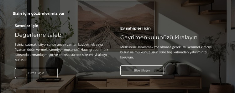 Satılan Gayrimenkuller HTML Şablonu