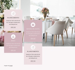 Web Design Para Planeje O Dia Do Casamento Dos Seus Sonhos